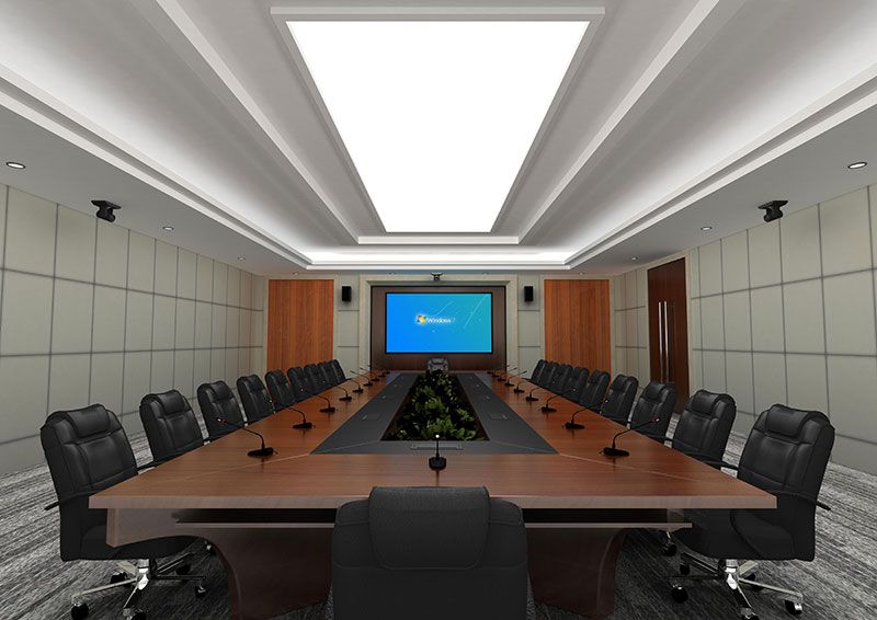 小型会议室——小型会议室音响、、、、灯光、、显示屏、、视频系统设备，，，，设计施工一体化解决方案